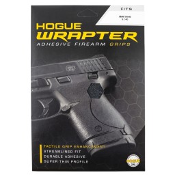 Hogue 18449 Wrapter Adhesive Grip made of Heavy Grit with Black Finish for SW MP Shield 9 40