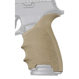 Hogue 17603 Grip Sleeve Handall Beavertail Flat Dark Earth Rubber Fits Sig Sauer P320 Full Size