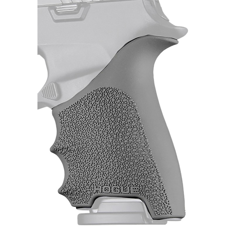 Hogue 17612 Grip Sleeve Handall Beavertail Slate Gray Rubber Fits Sig Sauer P320 Compact