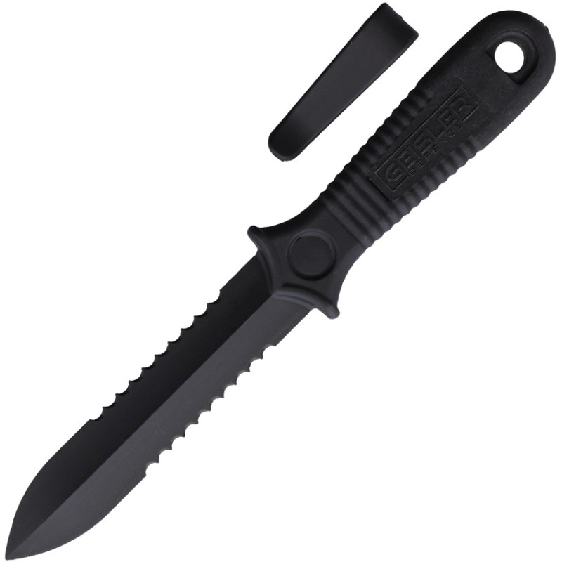 Short Kobe Boot Knife Black