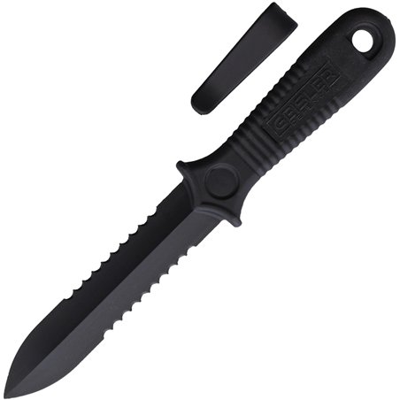Short Kobe Boot Knife Black