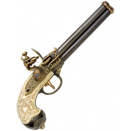 Italian 3-Barrel Flintlock