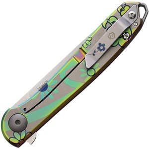 Tidbit Framelock Floral