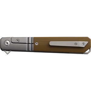 Flatline Framelock Tan G10