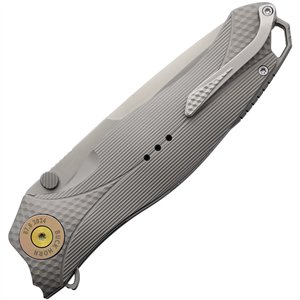 Buck Horn Linerlock Gray Al