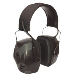 Howard Leight R01902 Impact Pro Electronic Muff 30 dB Over the Head BlackGray Adult 1 Pair