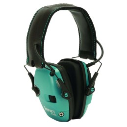 Howard Leight R02521 Impact Sport Electronic Muff 22 dB Over the Head BlackTeal Adult 1 Pair