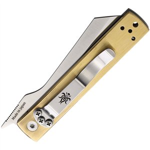Brushed Brass Linerlock