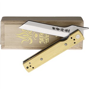 Brushed Brass Linerlock