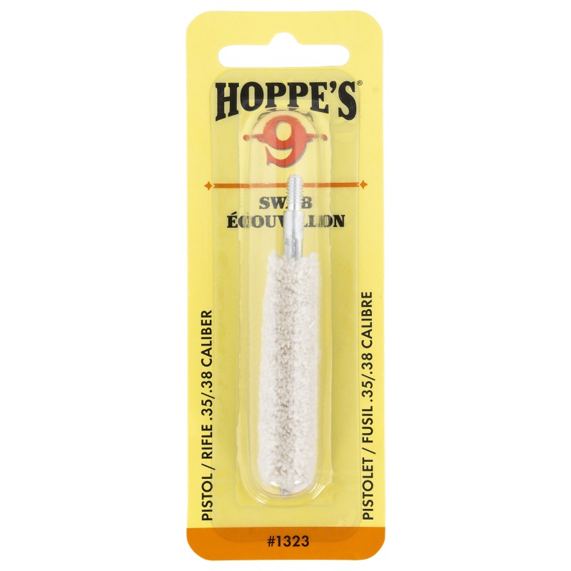 Hoppes 1323 Cleaning Swab 3538 Cal 10 Pack