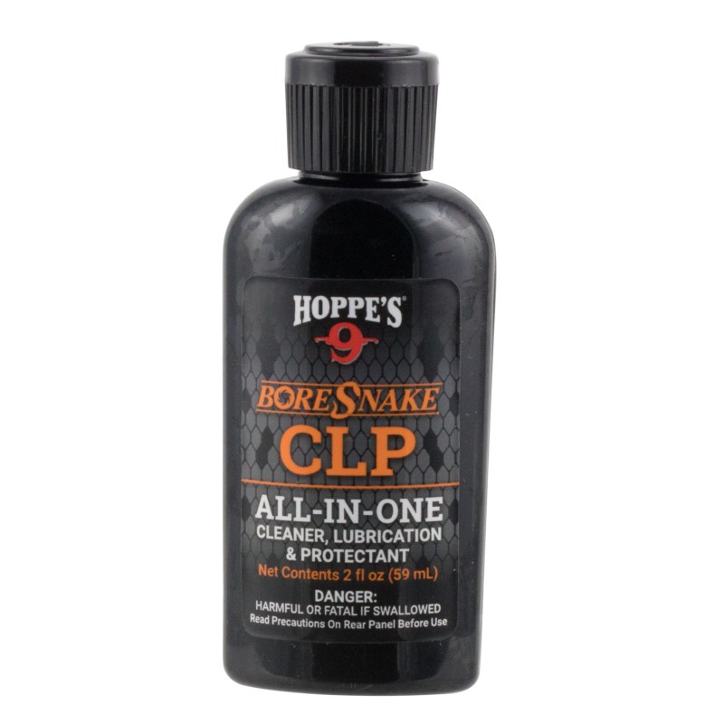 Hoppes HSO BoreSnake Oil CLP Cleans Lubricates Prevents Rust Pinpoint Applicator 2 oz. Squeeze Bottle