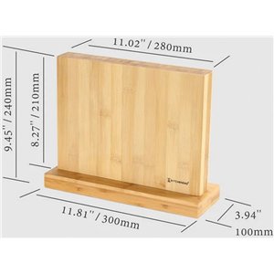 Magnetic Knife Block Wood