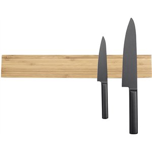 Bamboo Magnetic Knife Rack