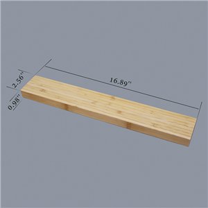 Bamboo Magnetic Knife Rack