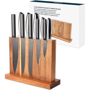 Magnetic Knife Block Wood