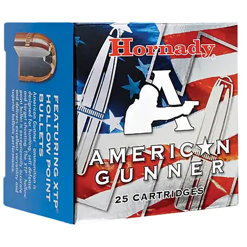 Hornady 90504 American Gunner  357 Mag 125 gr Hornady XTP Hollow Point 25 Per Box 10 Case