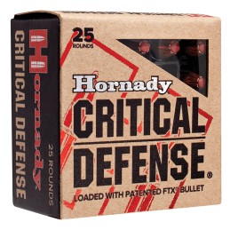 Hornady 90061 Critical Defense  327 Federal Mag 80 gr Hornady Flex Tip eXpanding 25 Per Box 10 Case