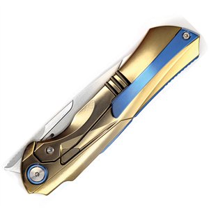 Illusion Framelock Gold Ti