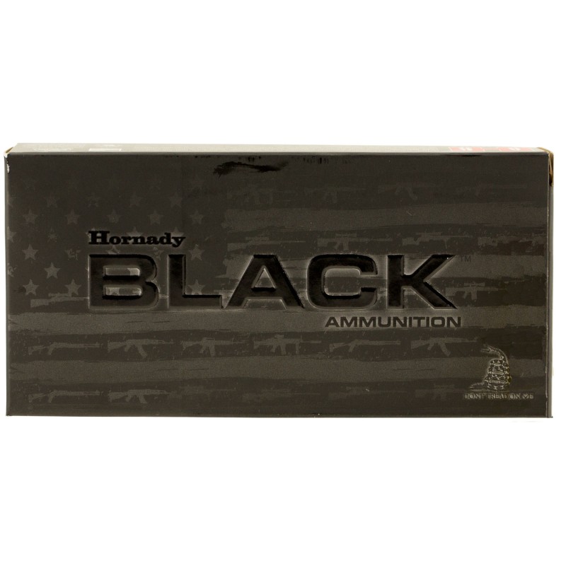 Hornady 81263 Black  5.56x45mm NATO 62 gr Full Metal Jacket 20 Per Box 10 Case