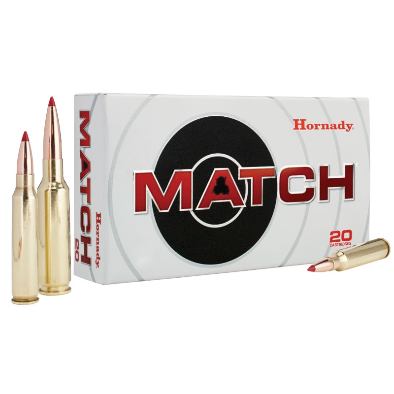 Hornady 80269 Match  223 Rem 73 gr Extremely Low Drag Match 20 Per Box 10 Case