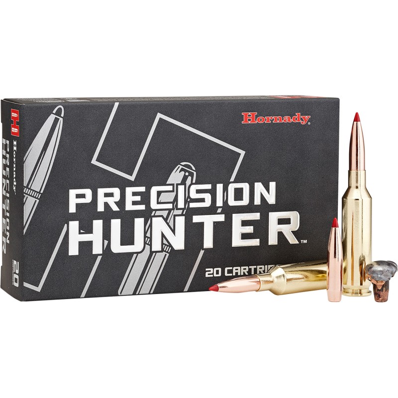 Hornady 82313 Precision Hunter  338 Lapua Mag 270 gr Extremely Low Drag eXpanding 20 Per Box 6 Case