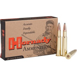 Hornady 81202 Custom  3040 Krag 180 gr Spire Point 20 Per Box 10 Case