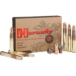 Hornady 82661 Dangerous Game  416 Rigby 400 gr DGX Bonded 20 Per Box 6 Case