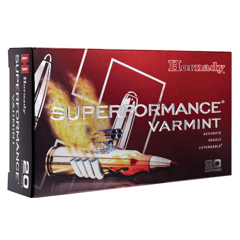 Hornady 83209 Superformance Varmint  204 Ruger 24 gr Non Traditional eXpanding 20 Per Box 10 Case