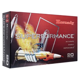 Hornady 81663 Superformance  6mm 95 gr Super Shock Tip 20 Per Box 10 Case