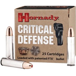 Hornady 81030 Critical Defense  30 Carbine 110 gr Flex Tip eXpanding 25 Per Box 10 Case