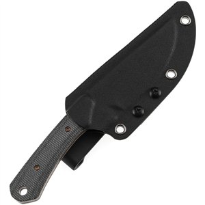 Flank Fixed Blade Blk Mic