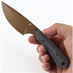 Flank Fixed Blade Blk Mic