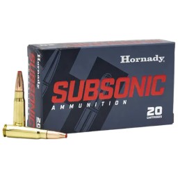 Hornady 80787 Subsonic Rifle 7.62x39mm 255 gr Sub X 20 Per Box 10 Case