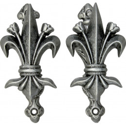 Fleur de Lis Hangers Antique