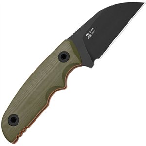 Snick Fixed Blade Grn G10