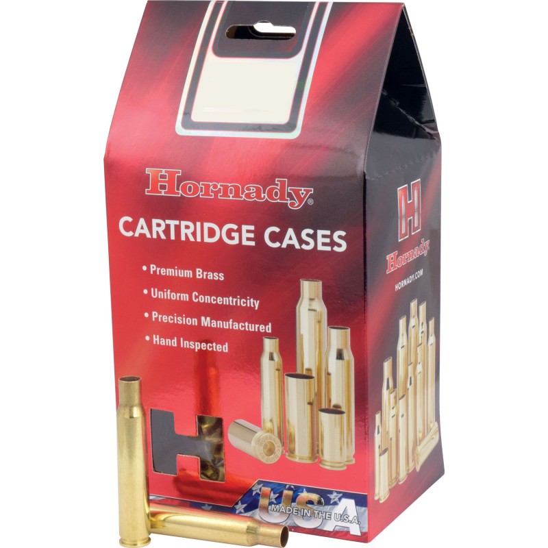 Hornady 8665 Unprimed Cases Cartridge 3006 Springfield Rifle Brass