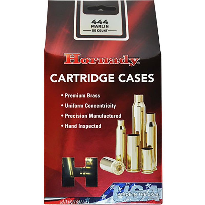 Hornady 8692 Unprimed Cases Cartridge 444 Marlin Rifle Brass