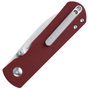 Yorkie Linerlock Red Micarta