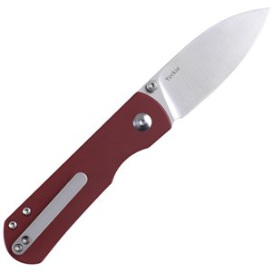Yorkie Linerlock Red Micarta