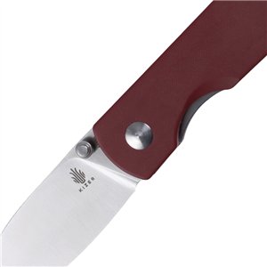 Yorkie Linerlock Red Micarta