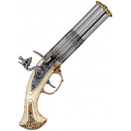 Revolving 4 Barrel Flintlock