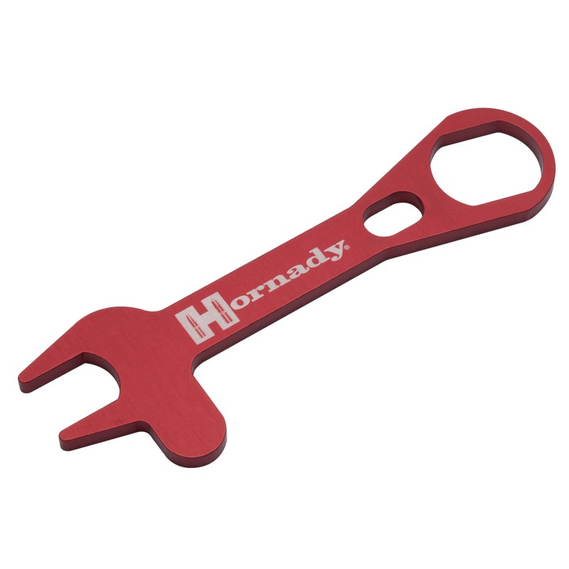 Hornady 396495 LockNLoad Deluxe Die Wrench Red Multi Caliber Metal