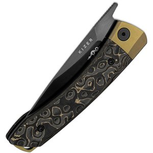 Mini MoMo Linerlock CF Gold