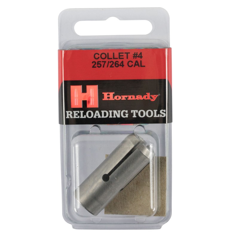 Hornady 392157 Cam Lock Bullet Collet 4 Silver 264 257 Cal Metal