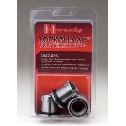 Hornady 044099 LockNLoad Conversion Kit Silver Multi Caliber Steel