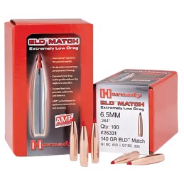 Hornady 33381 ELD Match  338 Cal .338 285 gr Extremely Low Drag Match 50 Per Box 15 Case