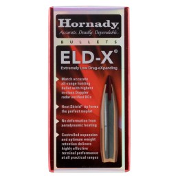 Hornady 25418 ELDX  25 Cal .257 110 gr Extremely Low Drag eXpanding 100 Per Box 25 Case