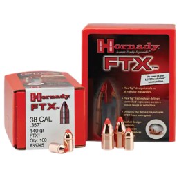 Hornady 35105 FTX  35 Cal .358 200 gr Flex Tip eXpanding 100 Per Box 15 Case