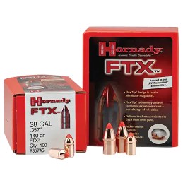 Hornady 4305 FTX  44 Cal .430 265 gr Flex Tip eXpanding 50 Per Box 15 Case