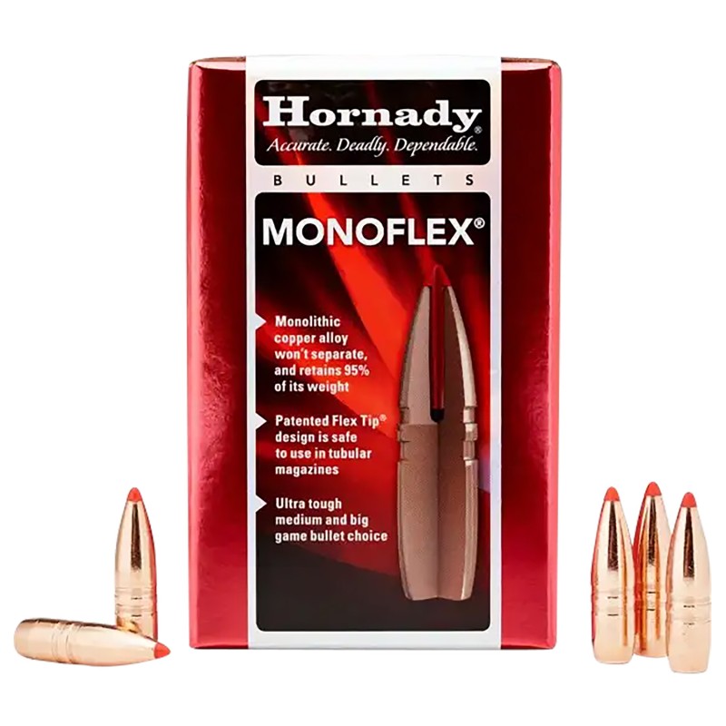 Hornady 45010 MonoFlex  45 Cal .458 250 gr MonoFlex 50 Per Box 15 Case